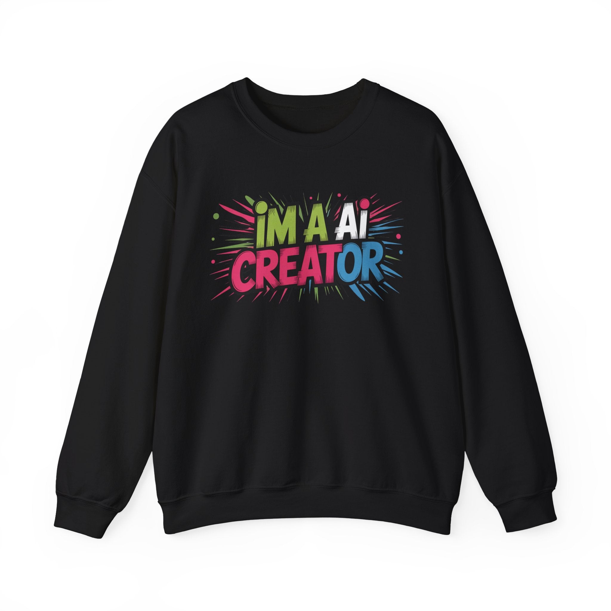 AI Creator  "Code Splash" Unisex Heavy Blend™ Crewneck Sweatshirt