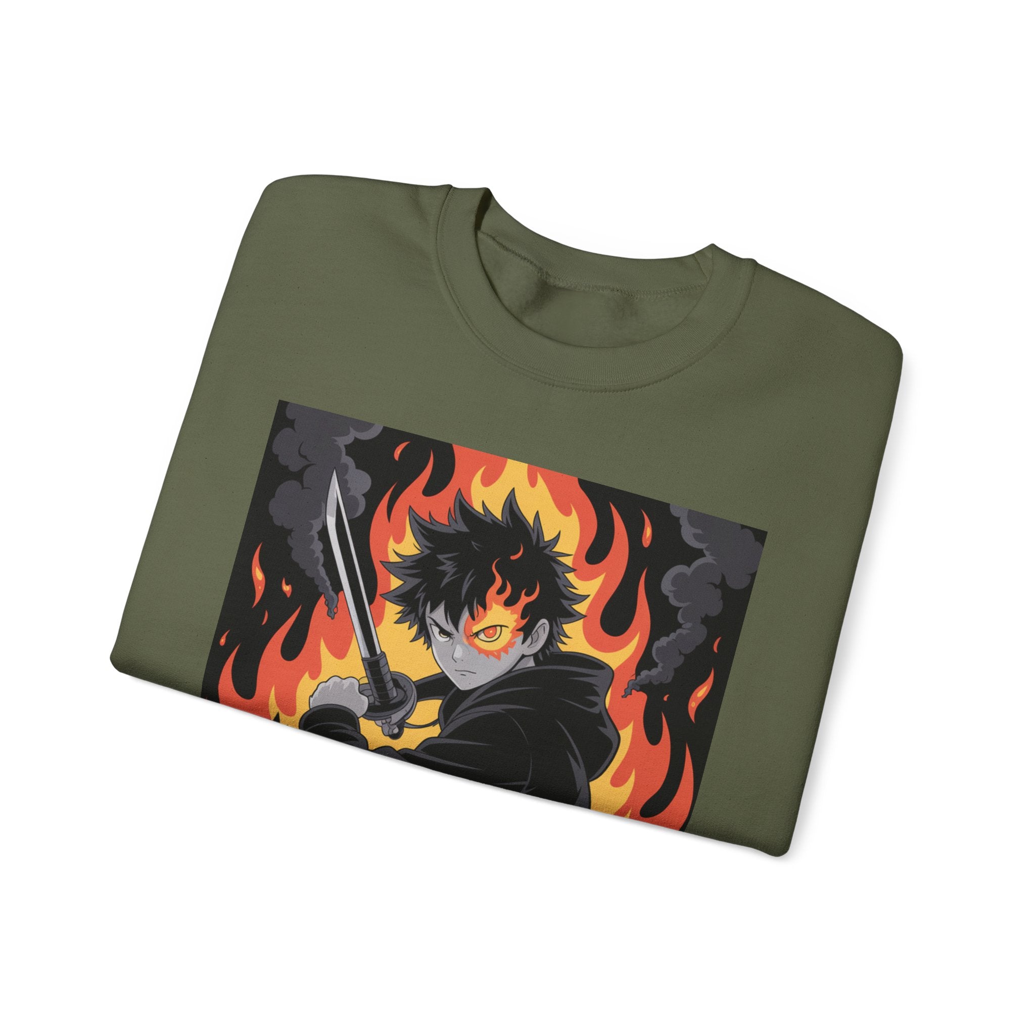 AI BEAST  "Warrior.exe"  Unisex Heavy Blend™ Crewneck Sweatshirt