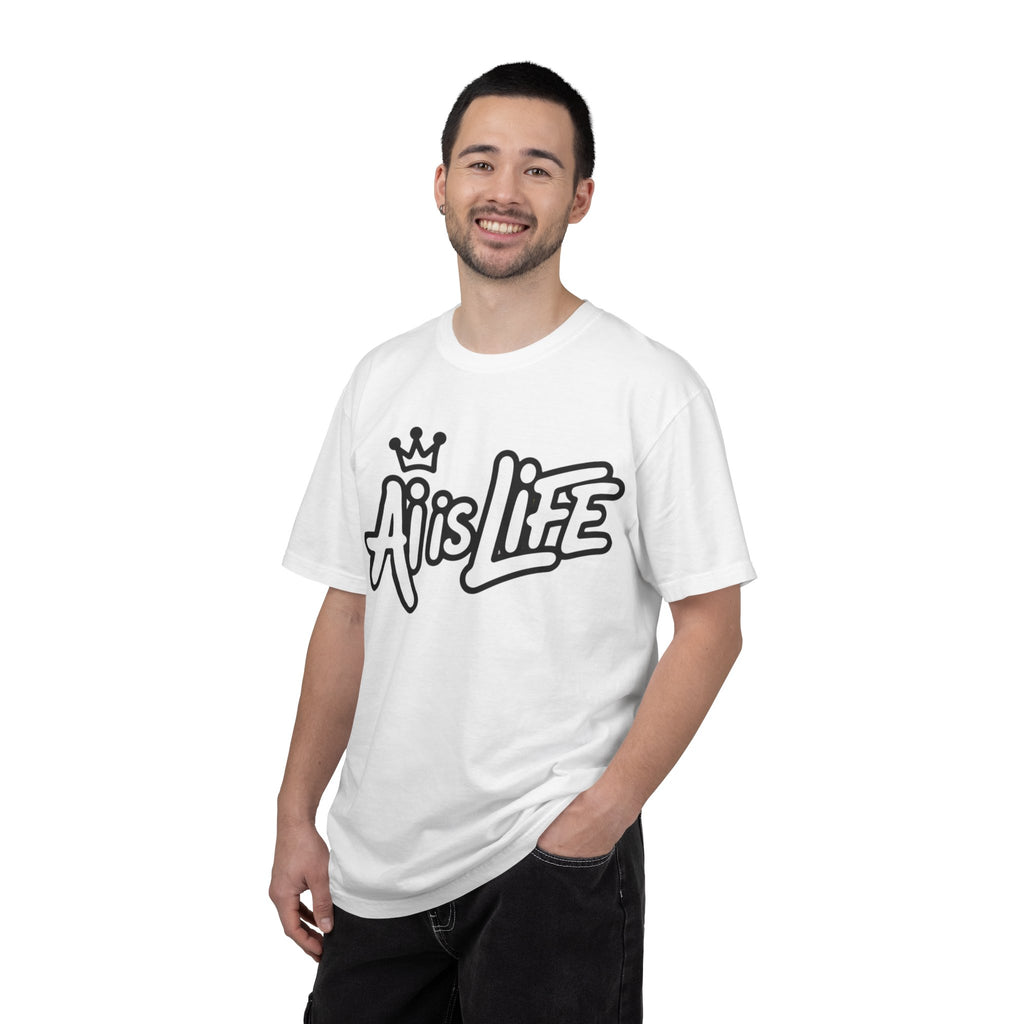 Ai is Life  "Crown Circuit" Unisex Garment-Dyed T-shirt