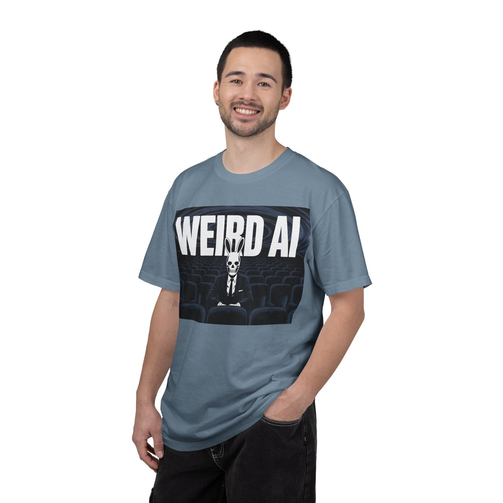 WEIRD AI  " Backrooms Theater " Unisex Garment-Dyed T-shirt