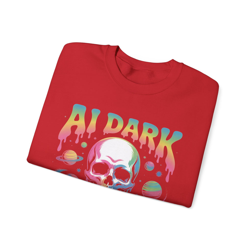 AI DARK “Death of Data” Unisex Heavy Blend™ Crewneck Sweatshirt