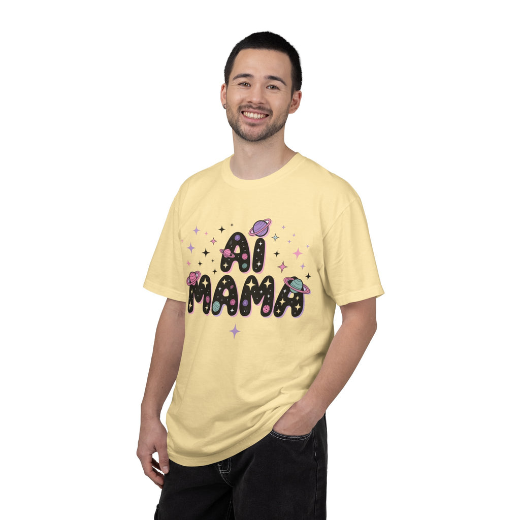 AI Mama "Digital Daydreamer" Unisex Garment-Dyed T-shirt