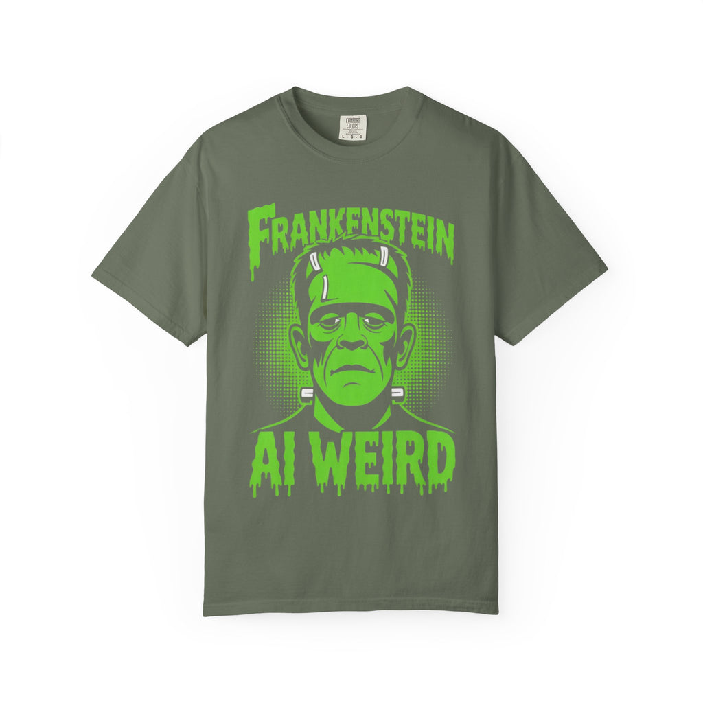 AI Weird  "Frankenbyte" Unisex Garment-Dyed T-shirt