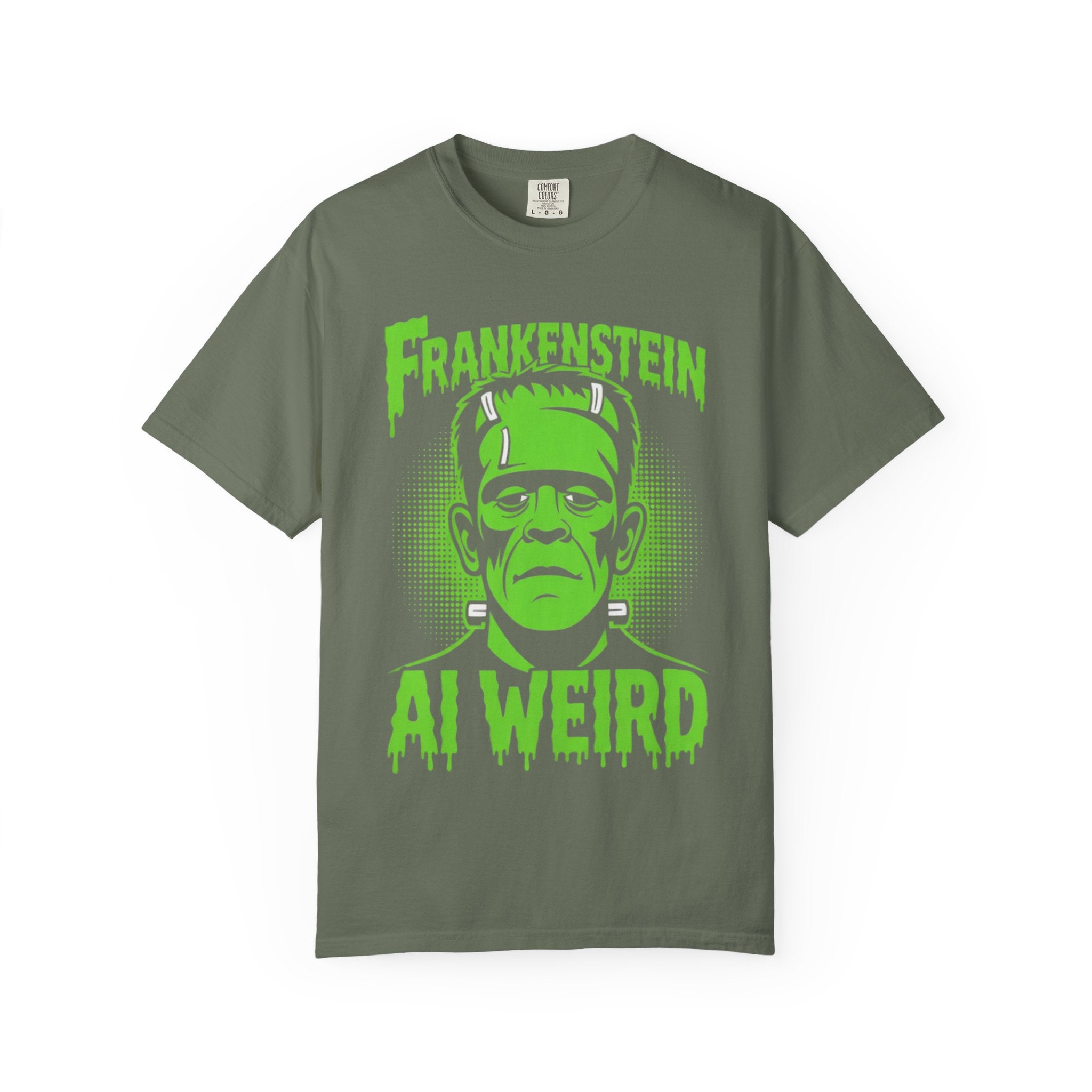 AI Weird  "Frankenbyte" Unisex Garment-Dyed T-shirt