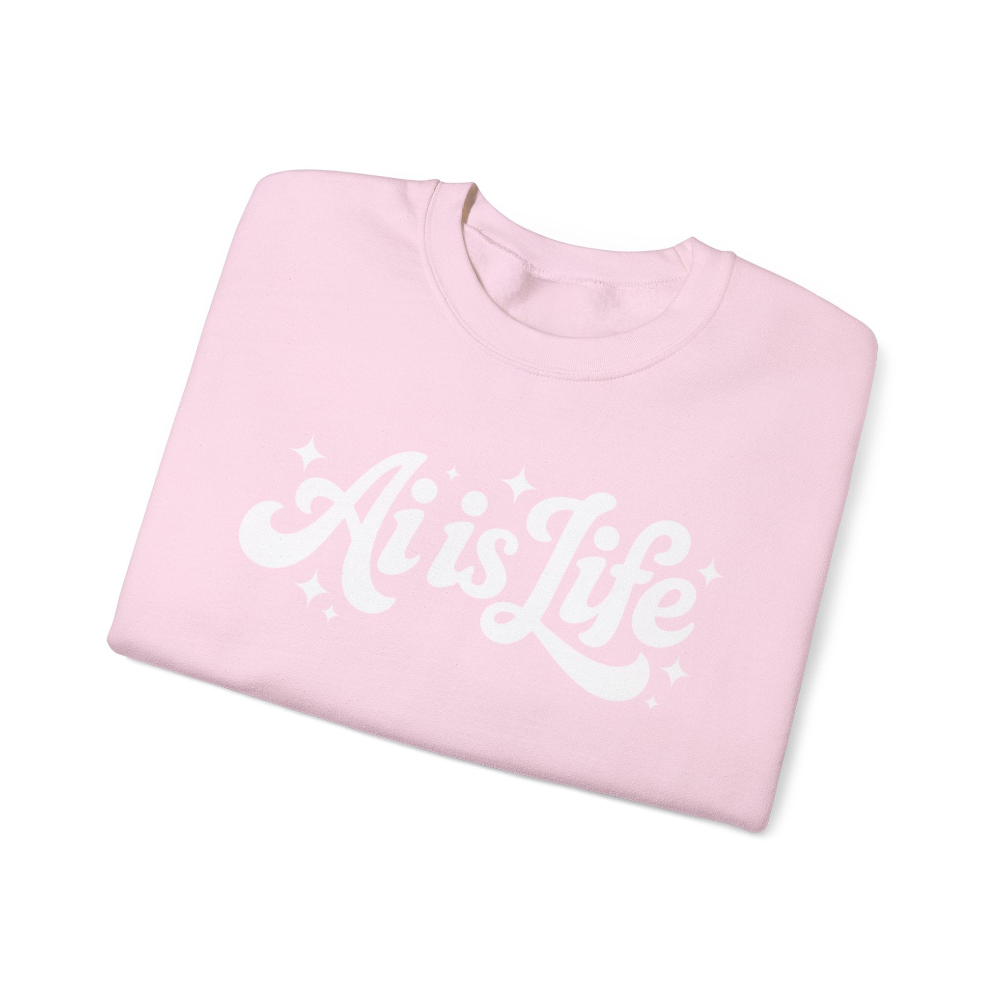 Ai is Life  "TechFlow Energy" Unisex Heavy Blend™ Crewneck Sweatshirt