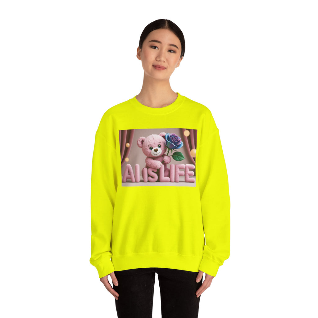 AI IS LIFE  "CUTE CIRCUIT" Unisex Heavy Blend™ Crewneck Sweatshirt