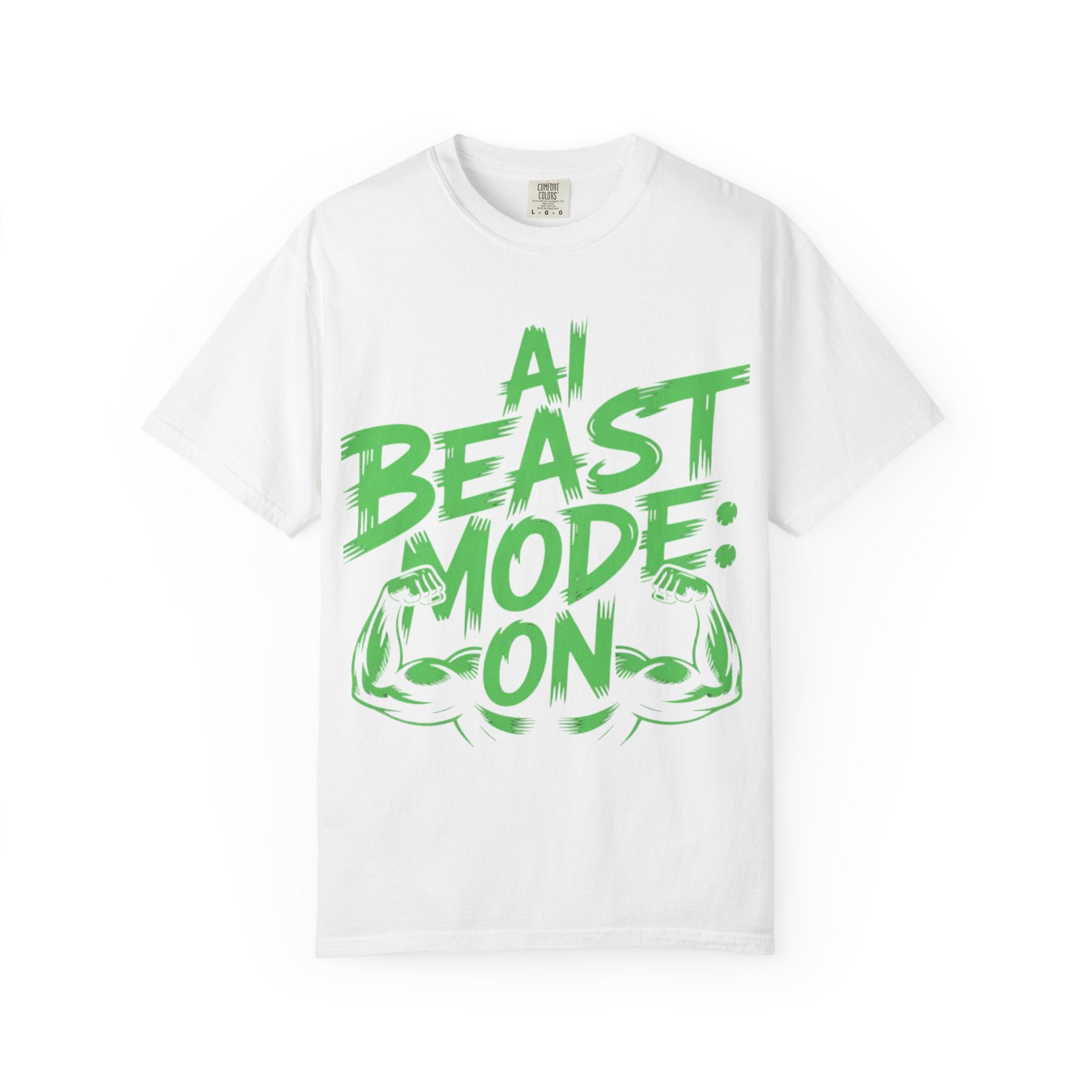 AI BEAST MODE: ON “DIGITAL HULK ENERGY” Unisex Garment-Dyed T-shirt
