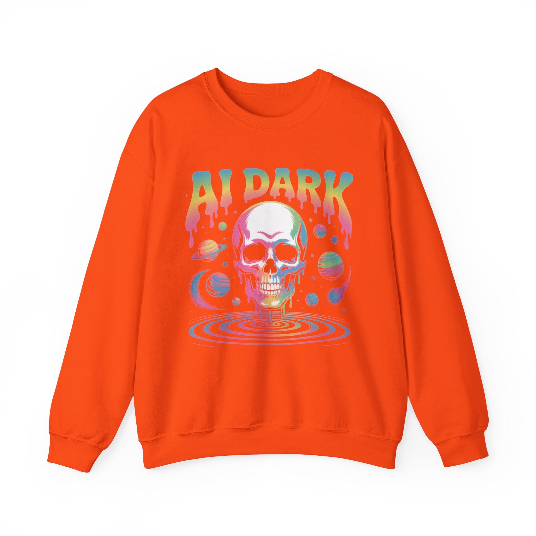 AI DARK “Death of Data” Unisex Heavy Blend™ Crewneck Sweatshirt