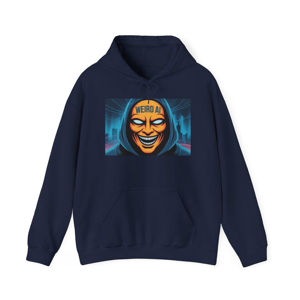 Weird AI "Masked Mode" Unisex Heavy Blend™ Hooded Sweatshirt