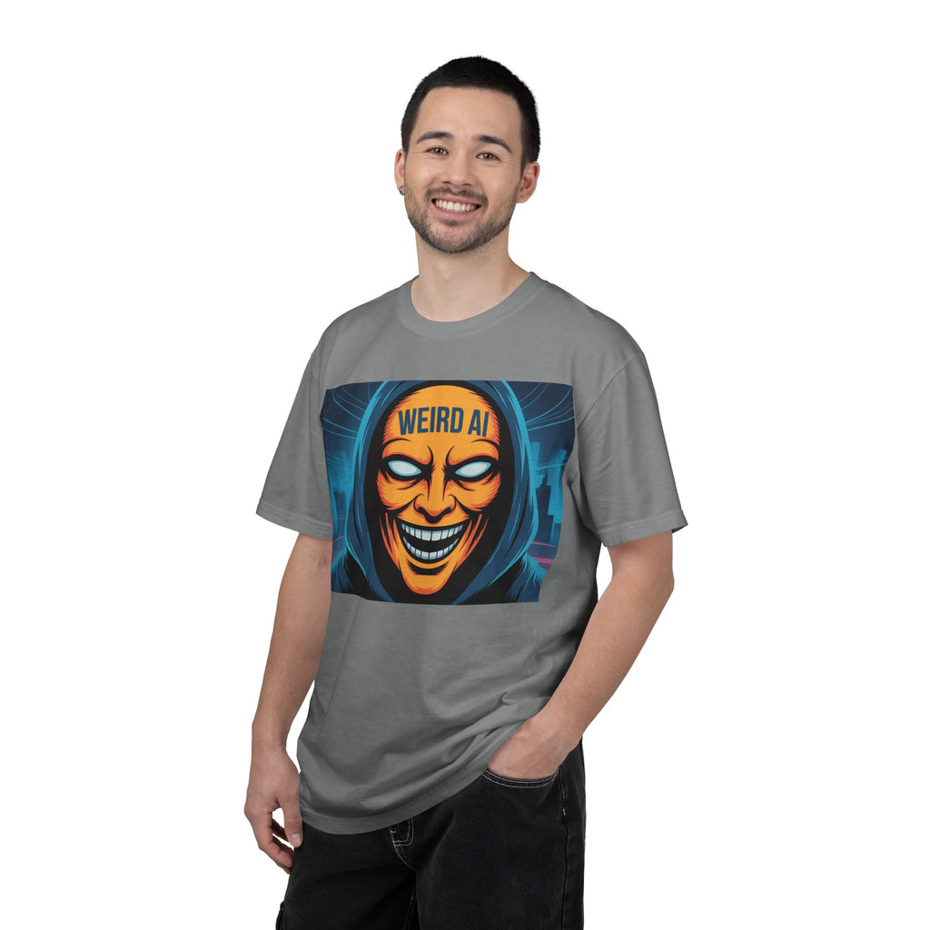 Weird AI "Masked Mode" Unisex Garment-Dyed T-shirt