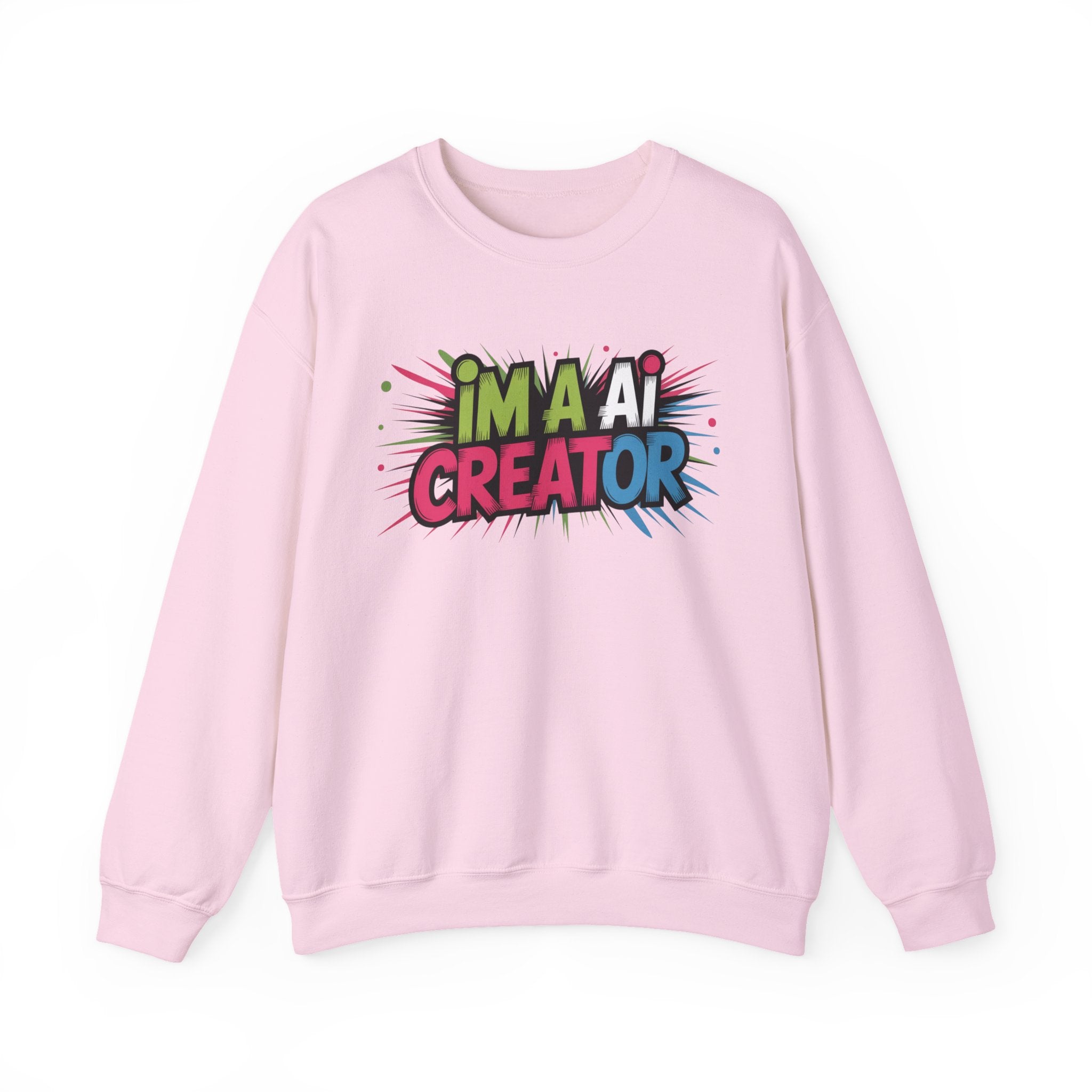 AI Creator  "Code Splash" Unisex Heavy Blend™ Crewneck Sweatshirt