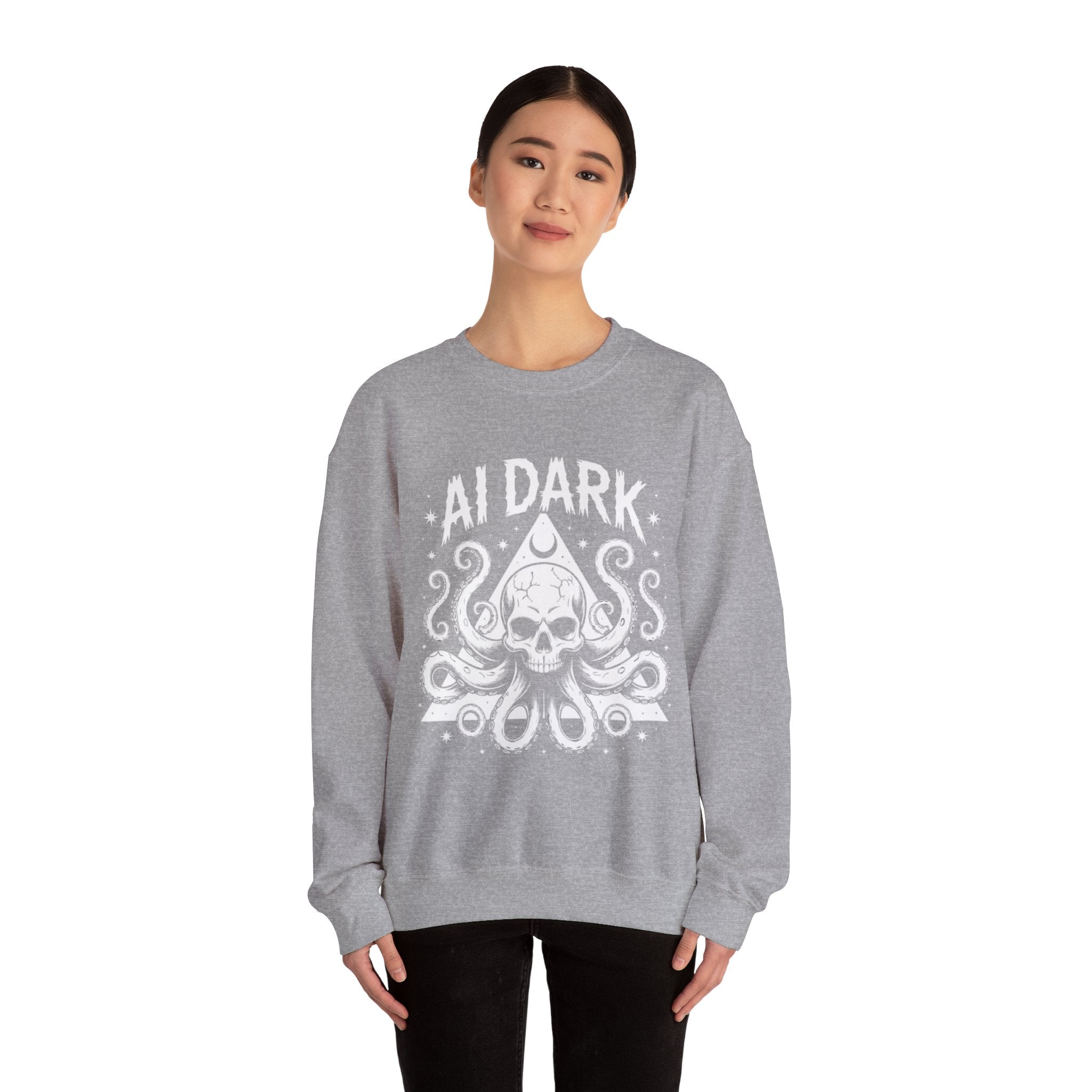 AI Dark  "Nightmare Network"  Unisex Heavy Blend™ Crewneck Sweatshirt