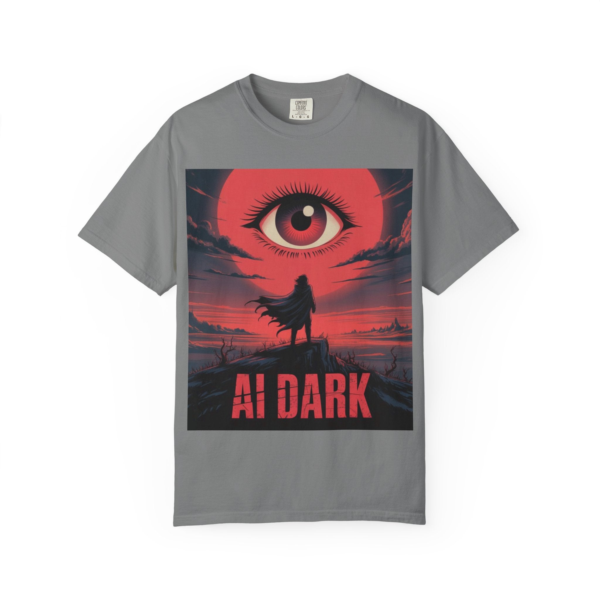 AI DARK “Shadow Protocol” Unisex Garment-Dyed T-shirt