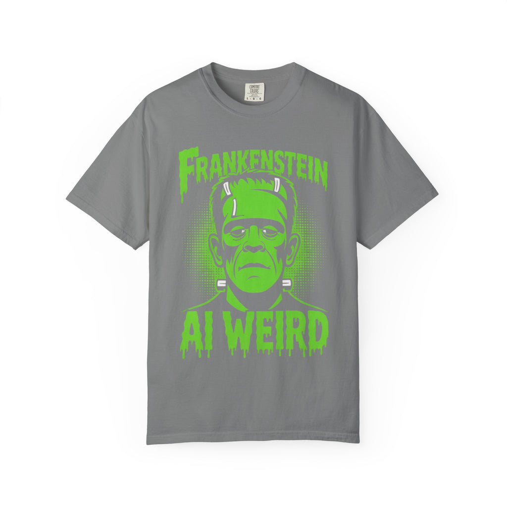 AI Weird  "Frankenbyte" Unisex Garment-Dyed T-shirt