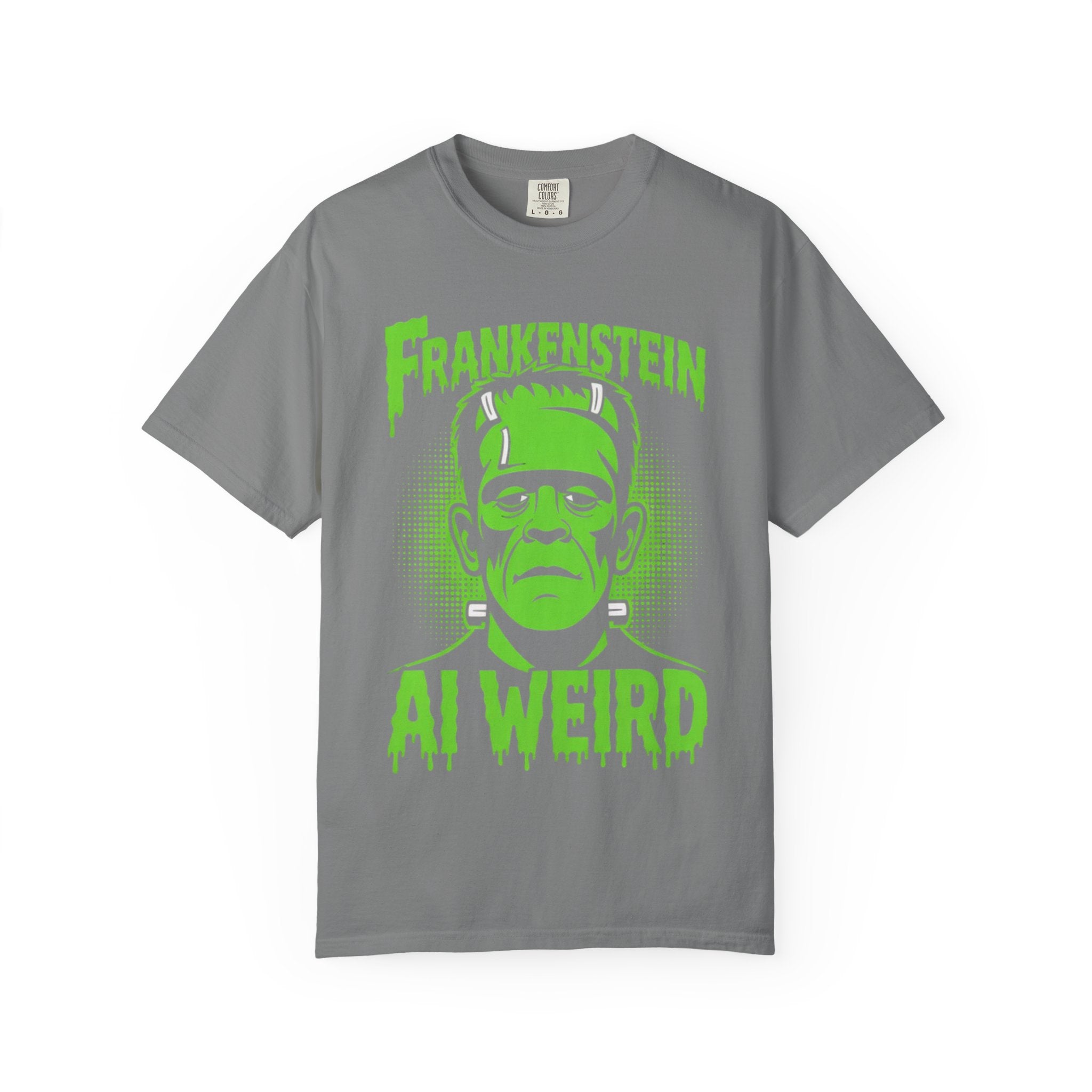 AI Weird  "Frankenbyte" Unisex Garment-Dyed T-shirt