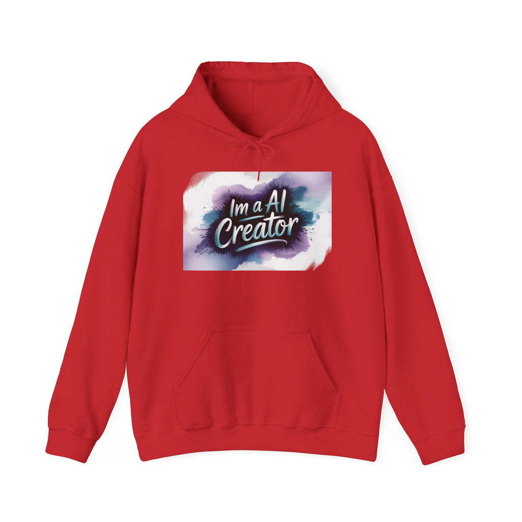I’m a AI Creator “DIGITAL BRUSHSTROKE” Unisex Heavy Blend™ Hooded Sweatshirt