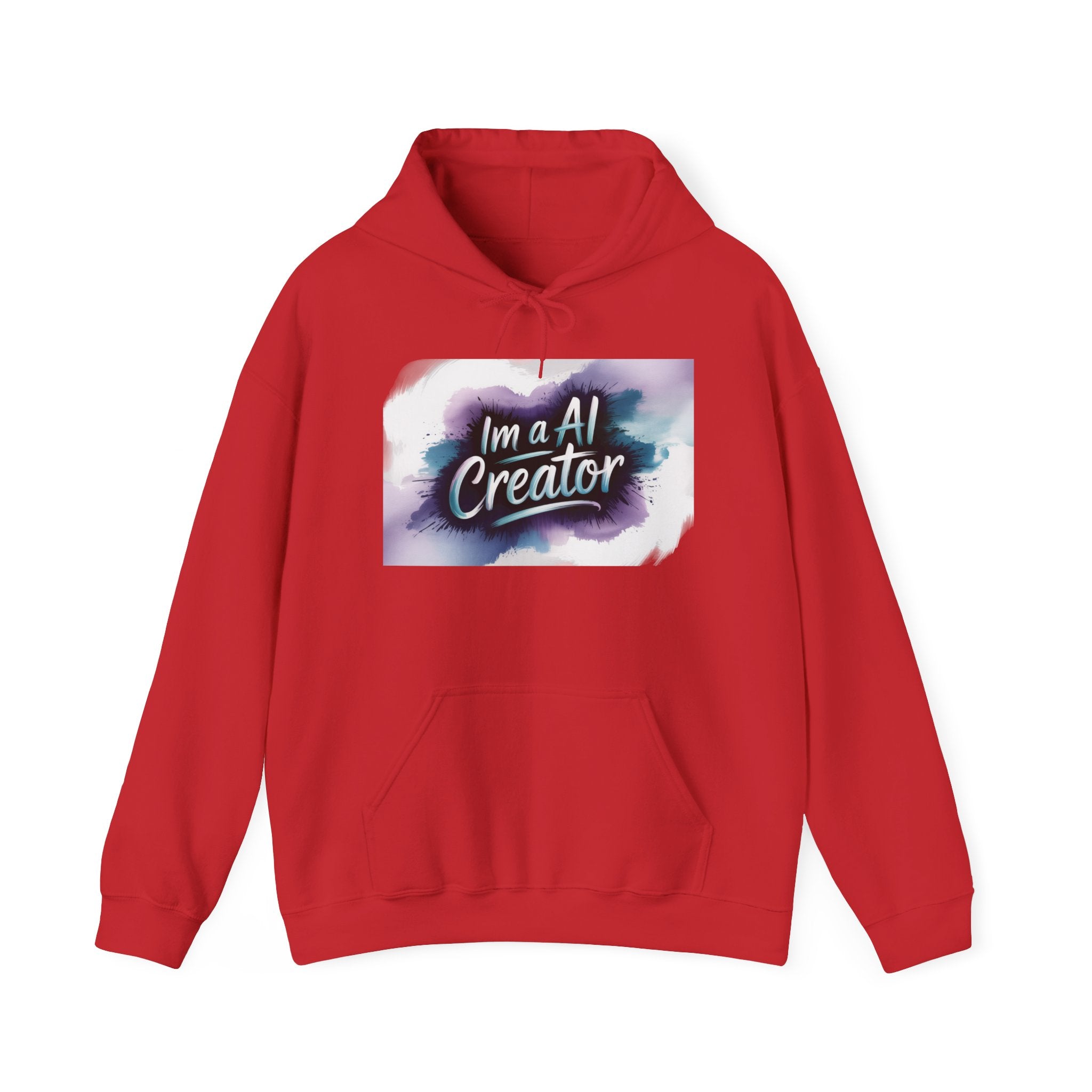 I’m a AI Creator “DIGITAL BRUSHSTROKE” Unisex Heavy Blend™ Hooded Sweatshirt