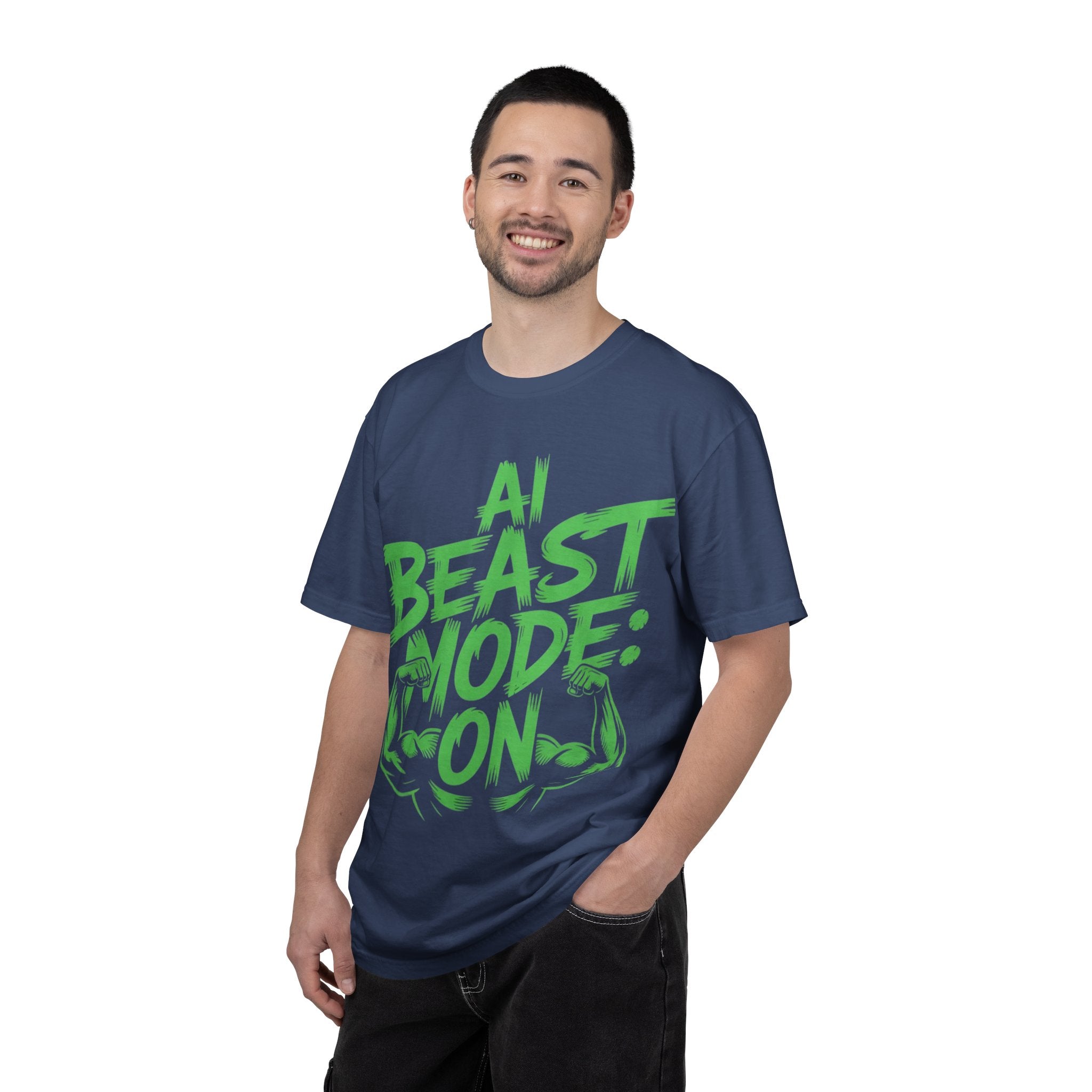 AI BEAST MODE: ON “DIGITAL HULK ENERGY” Unisex Garment-Dyed T-shirt