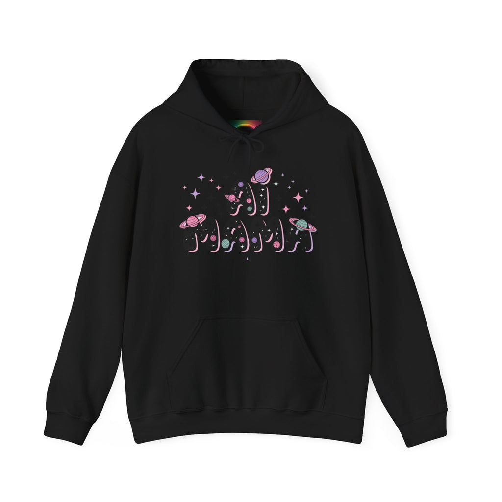 AI Mama Hoodie — Cute Space-Themed “Digital Daydreamer” Graphic Pullover