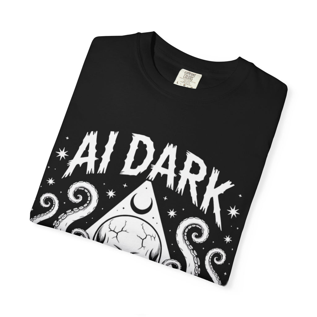 AI Dark  "Nightmare Network"  Unisex Garment-Dyed T-shirt