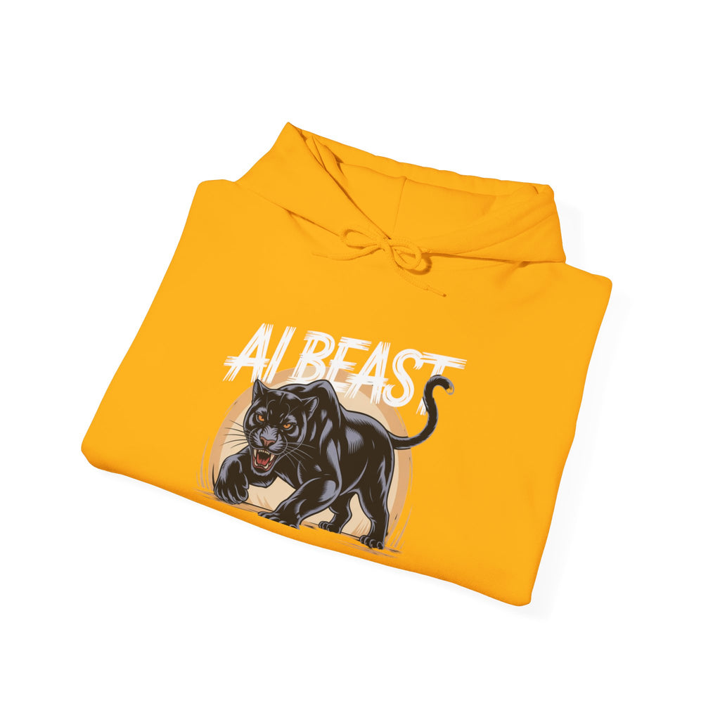 AI BEAST "Midnight Matrix" Unisex Heavy Blend™ Hooded Sweatshirt
