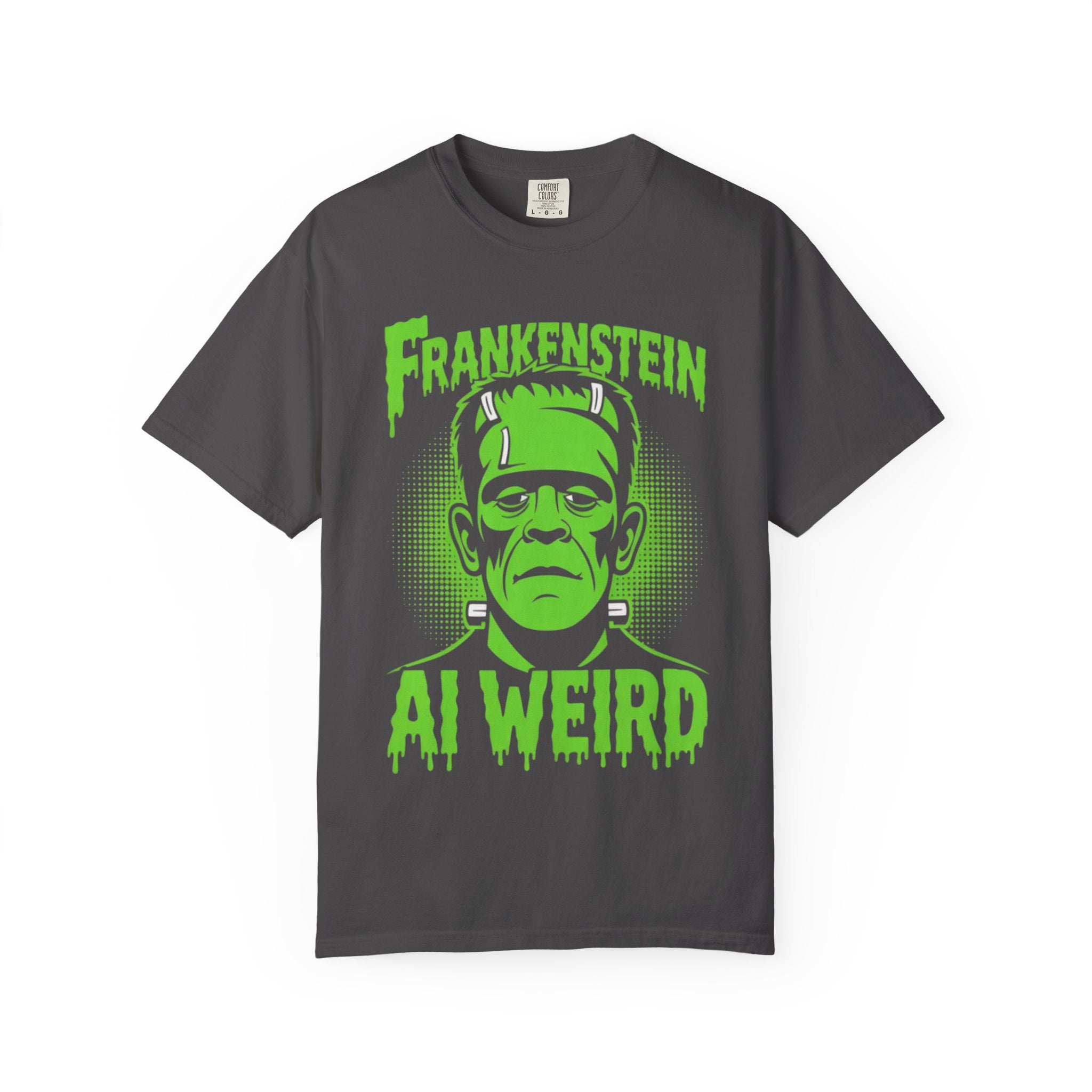 AI Weird  "Frankenbyte" Unisex Garment-Dyed T-shirt