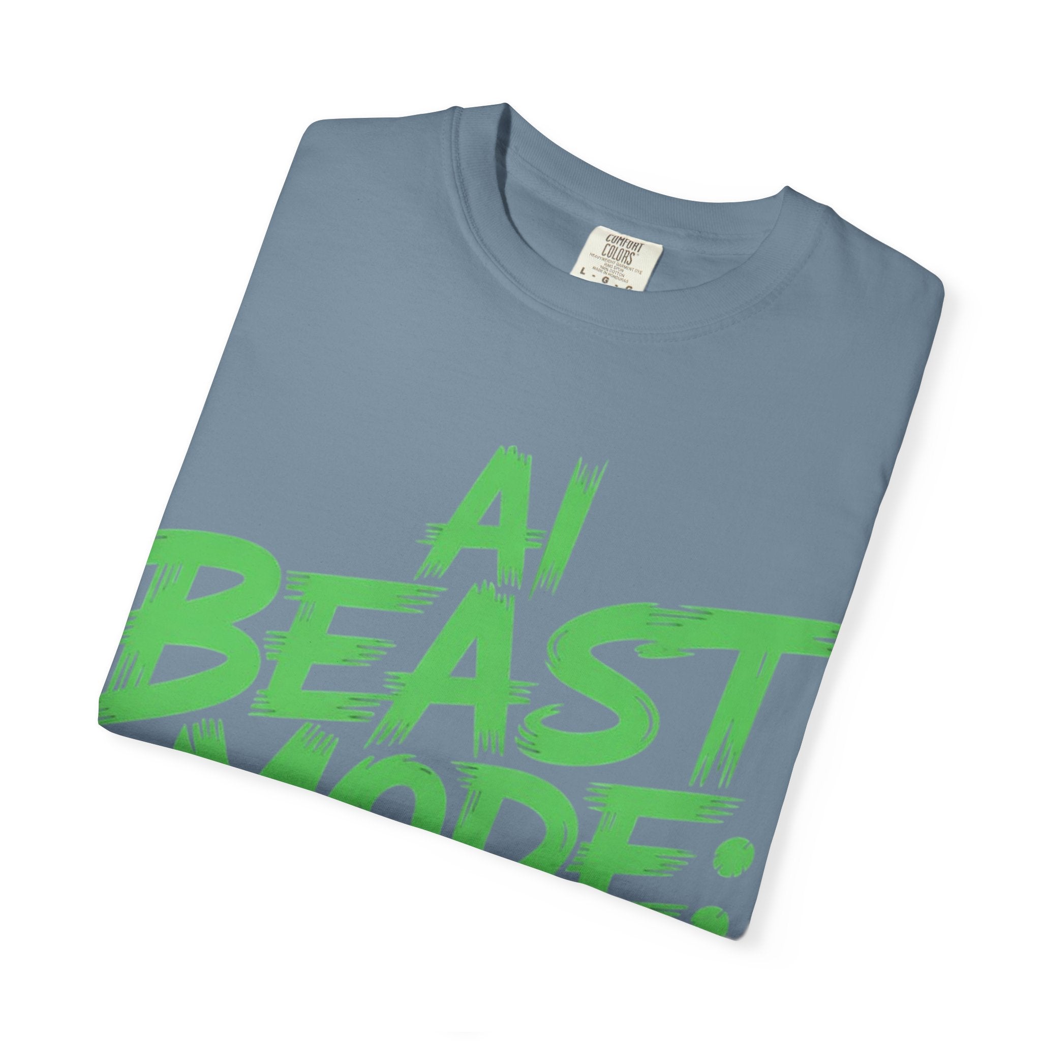 AI BEAST MODE: ON “DIGITAL HULK ENERGY” Unisex Garment-Dyed T-shirt