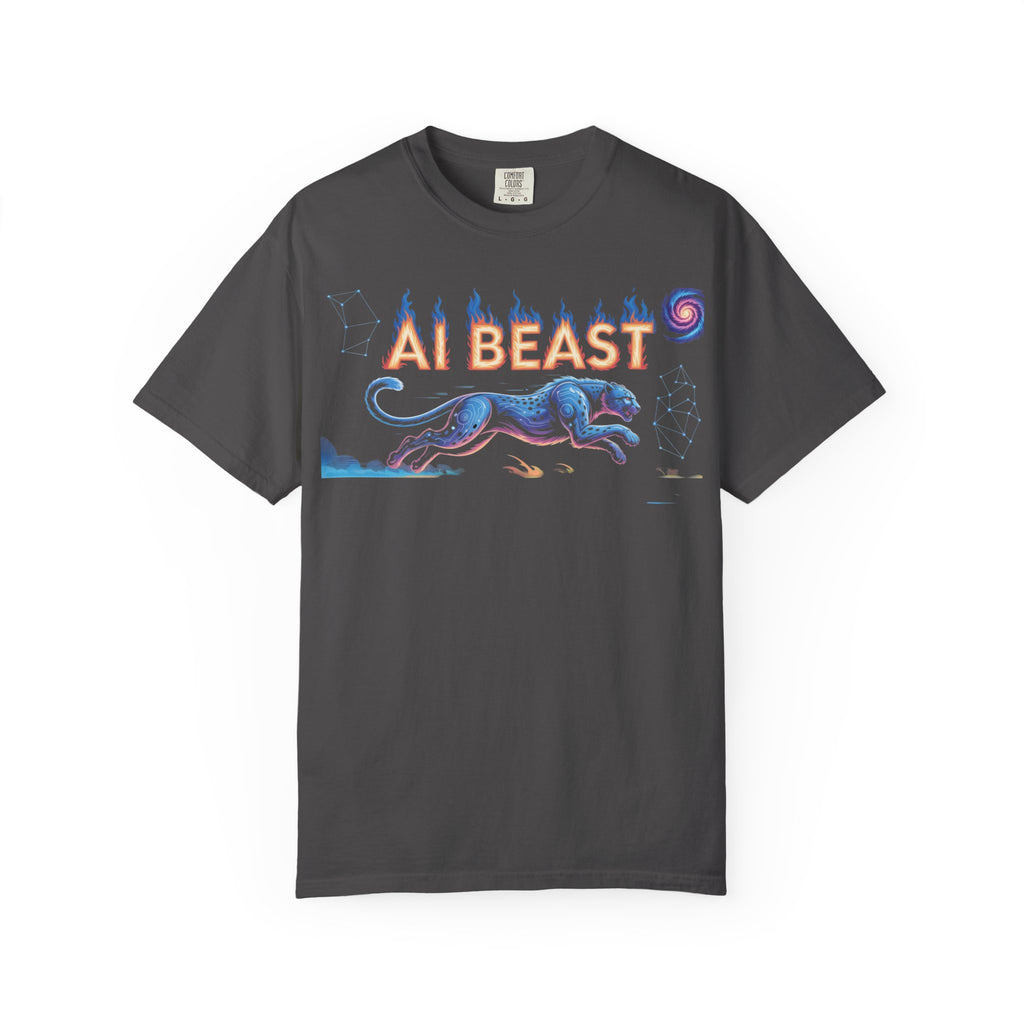 AI BEAST “Digital Predator” Unisex Garment-Dyed T-shirt