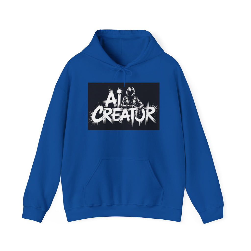 AI Creator  "Digital Rebel" Unisex Heavy Blend™ Hooded Sweatshirt