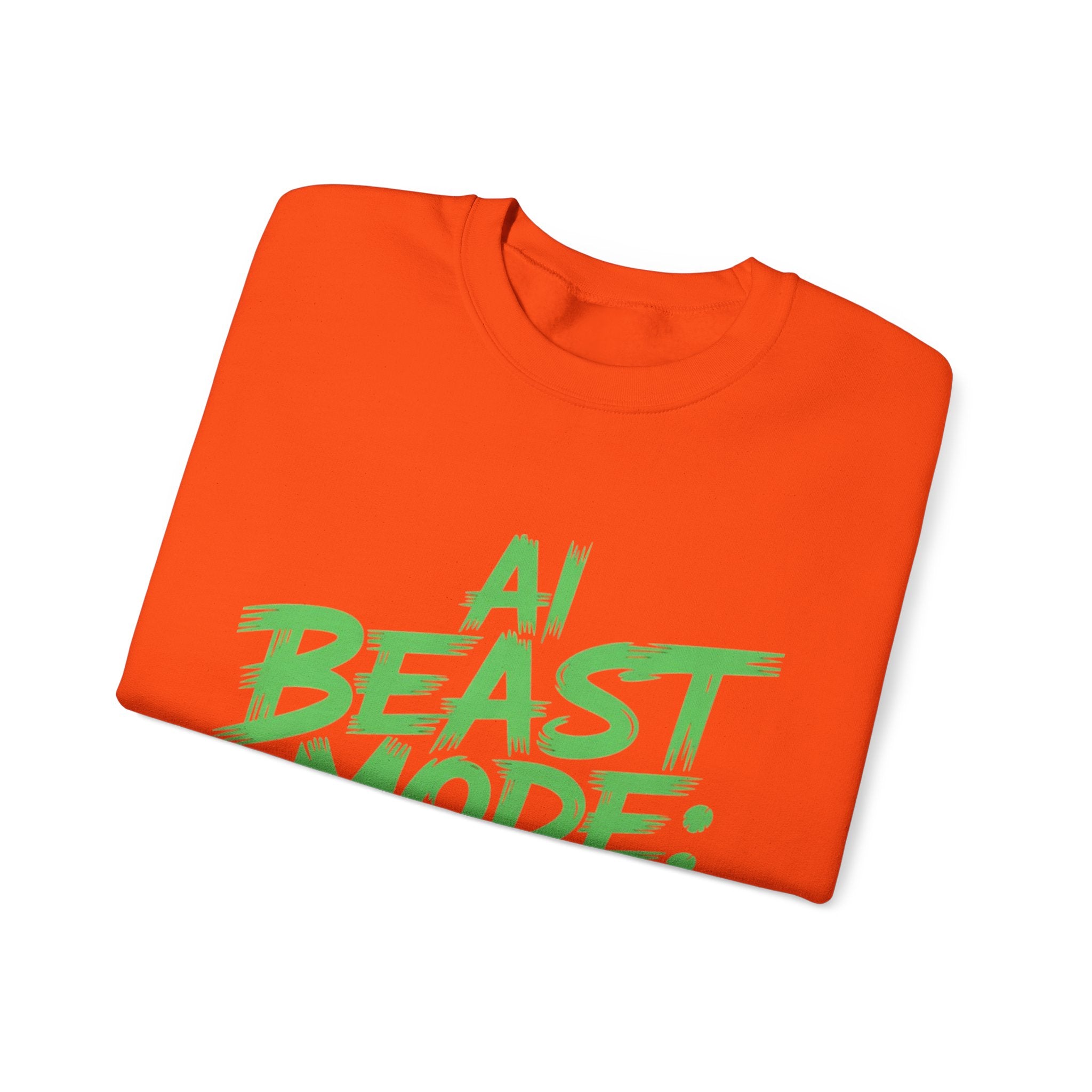 AI BEAST MODE: ON “DIGITAL HULK ENERGY” Unisex Heavy Blend™ Crewneck Sweatshirt