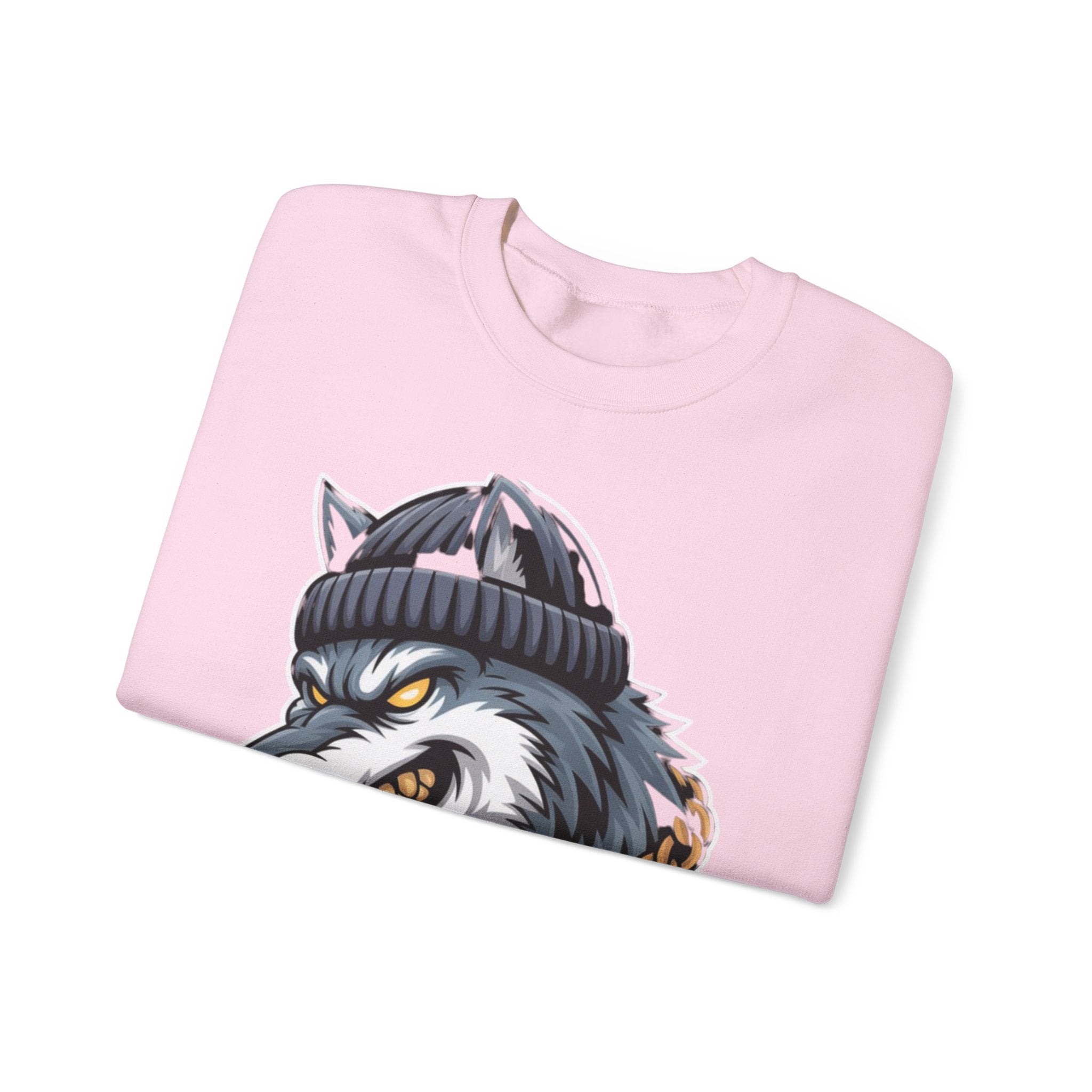 AI BEAST  "Wolf Byte Syndicate" Unisex Heavy Blend™ Crewneck Sweatshirt