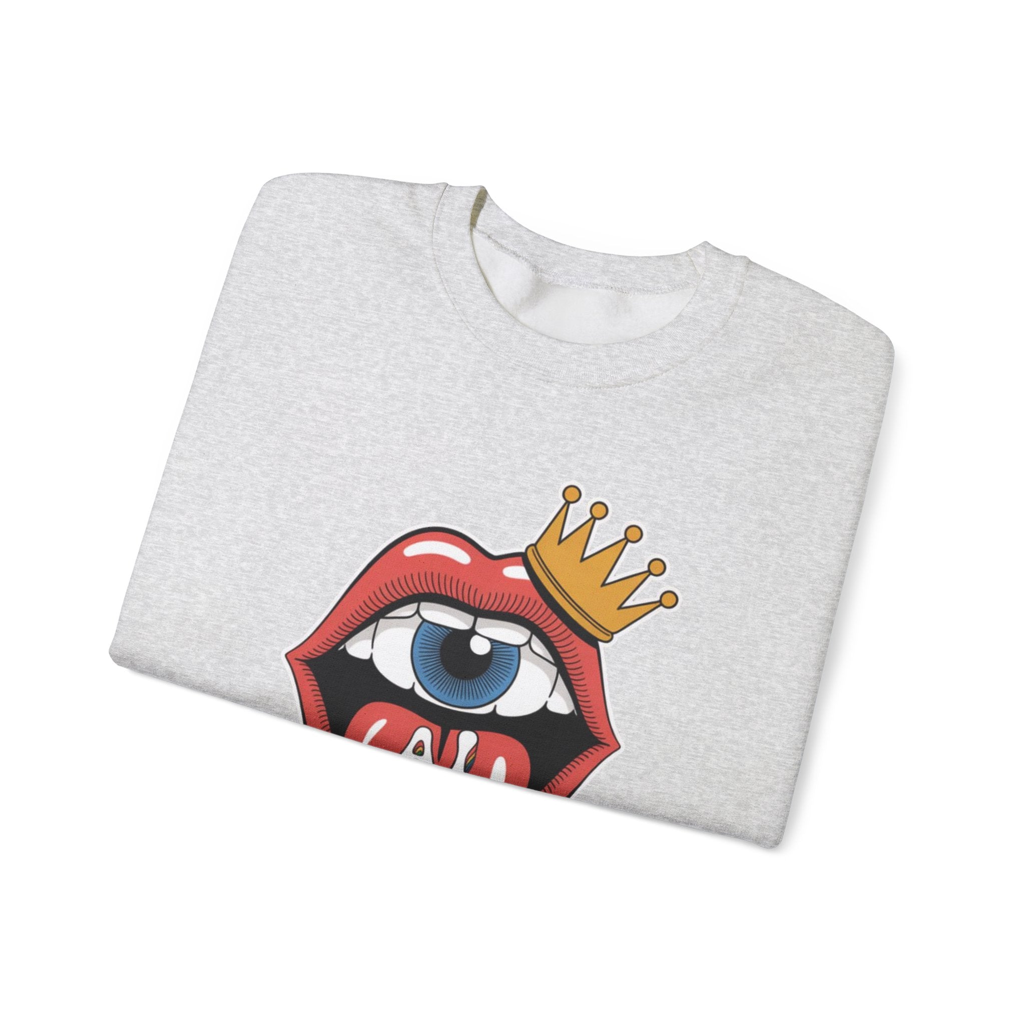 Ai Weird  "Royal Oddbyte" Unisex Heavy Blend™ Crewneck Sweatshirt