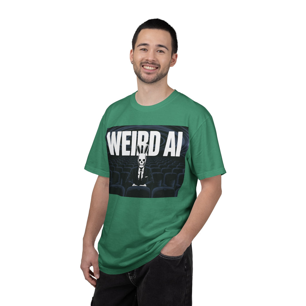 WEIRD AI  " Backrooms Theater " Unisex Garment-Dyed T-shirt