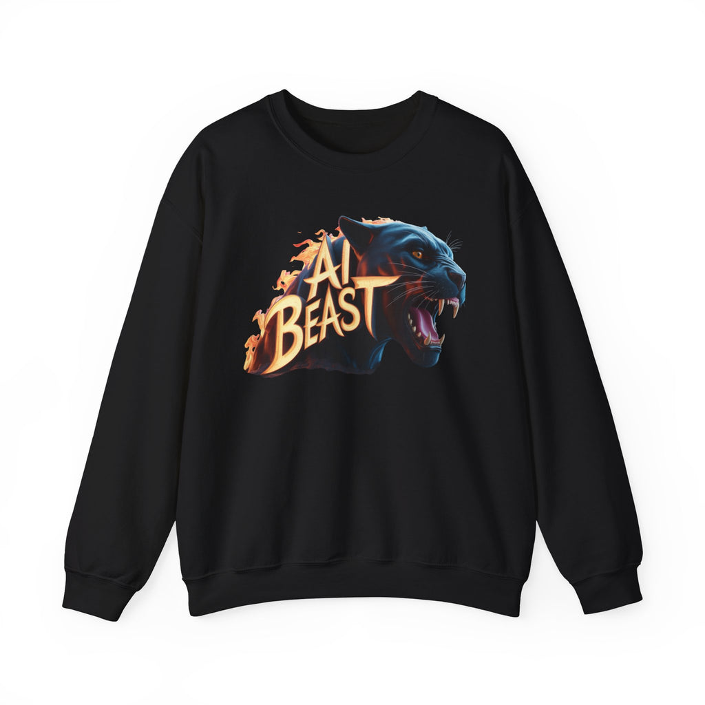 AI BEAST  "Wildfire Algorithm" Unisex Heavy Blend™ Crewneck Sweatshirt