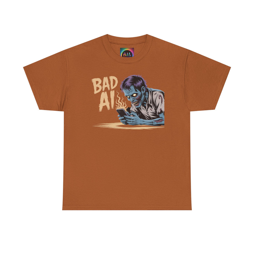 Bad AI "ZOMBIE SCROLL" Unisex Heavy Blend™ Graphic Tee