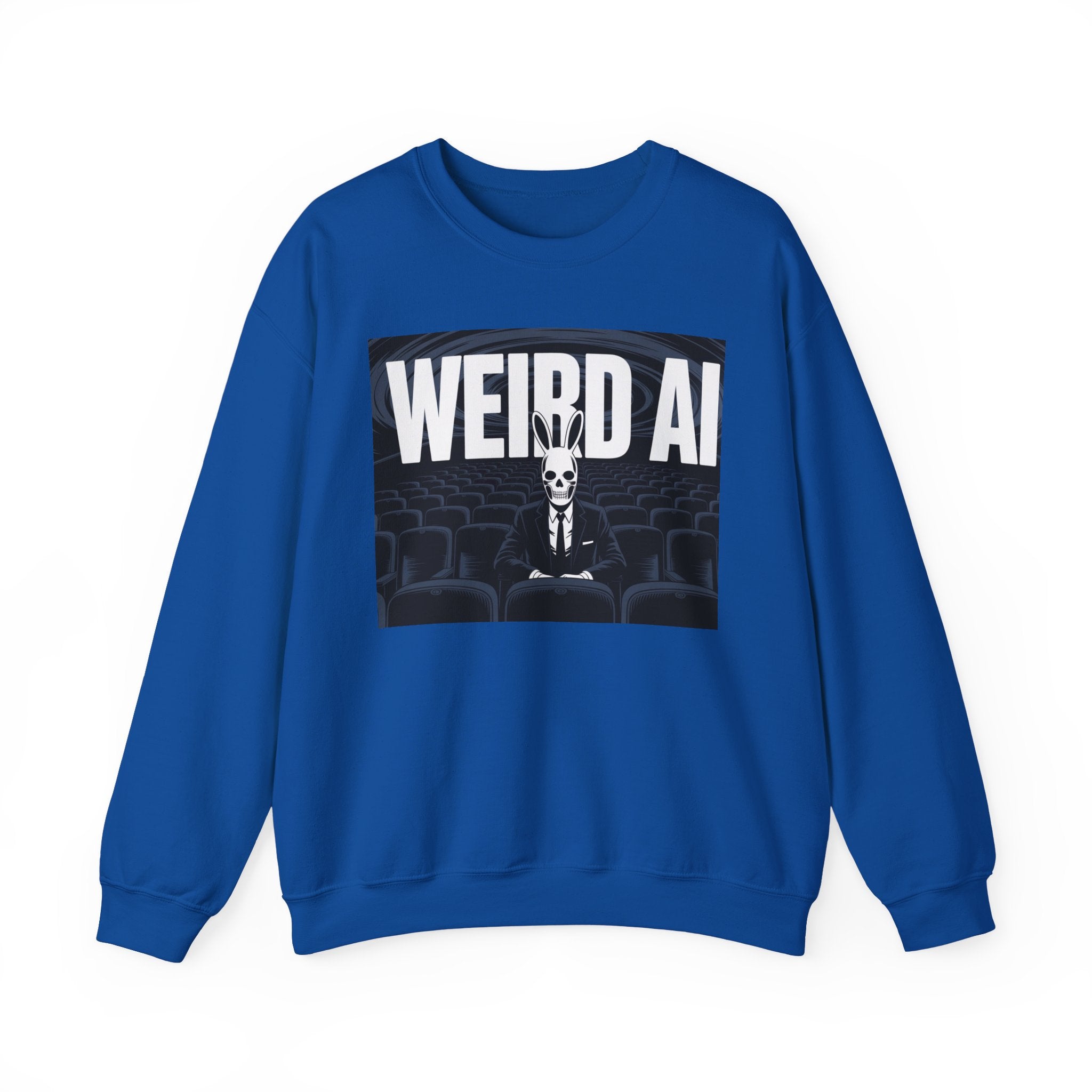 WEIRD AI " Backrooms Theater "  Unisex Heavy Blend™ Crewneck Sweatshirt
