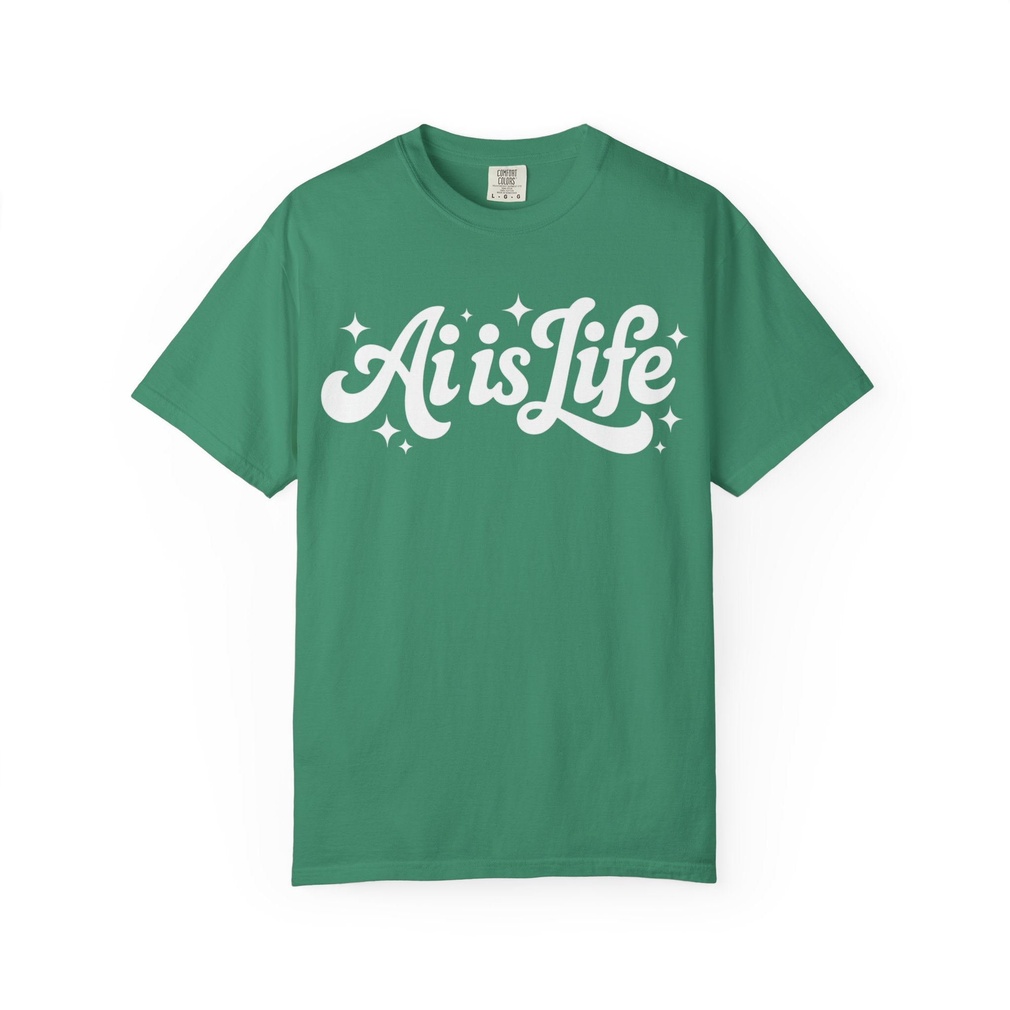 Ai is Life  "TechFlow Energy" Unisex Garment-Dyed T-shirt