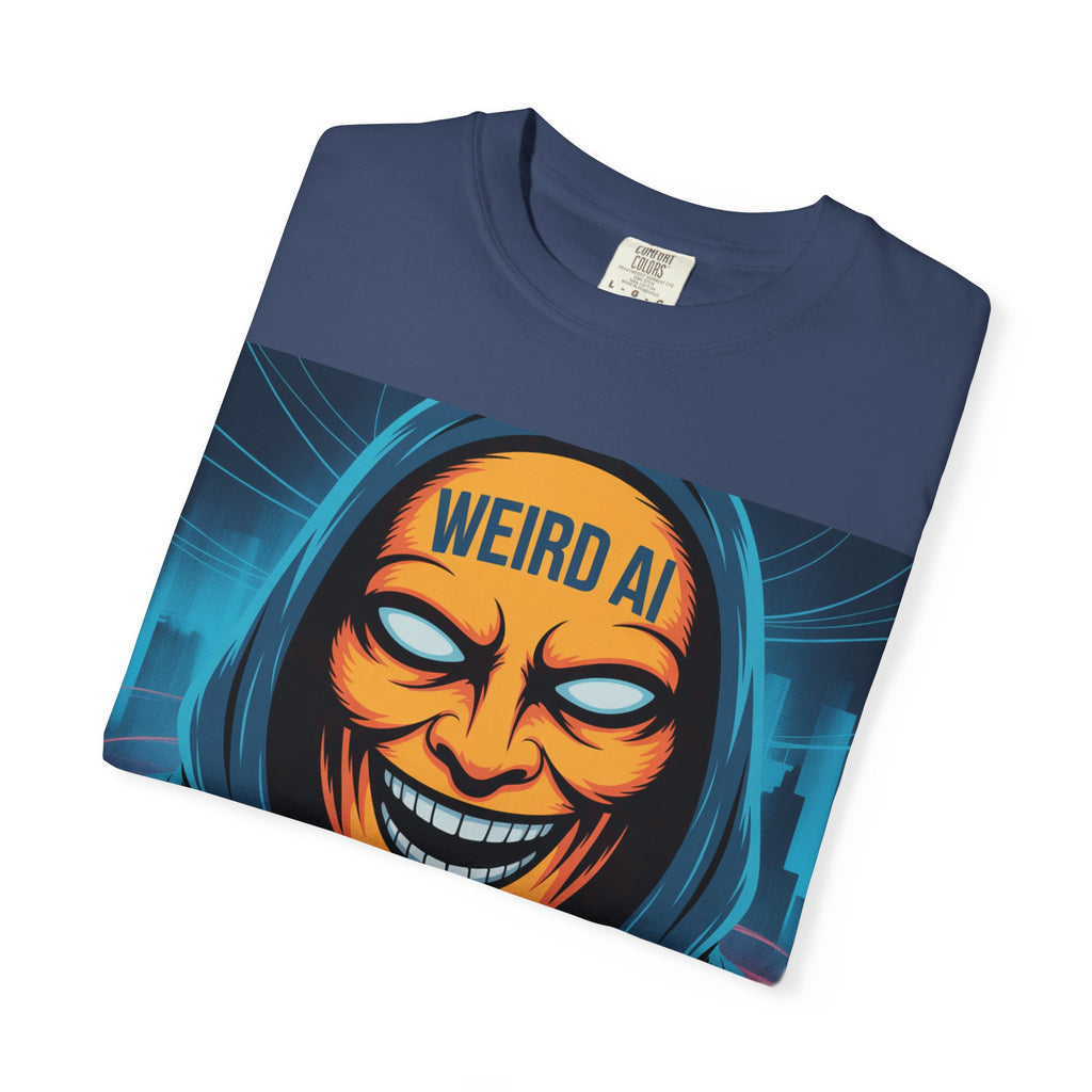 Weird AI "Masked Mode" Unisex Garment-Dyed T-shirt