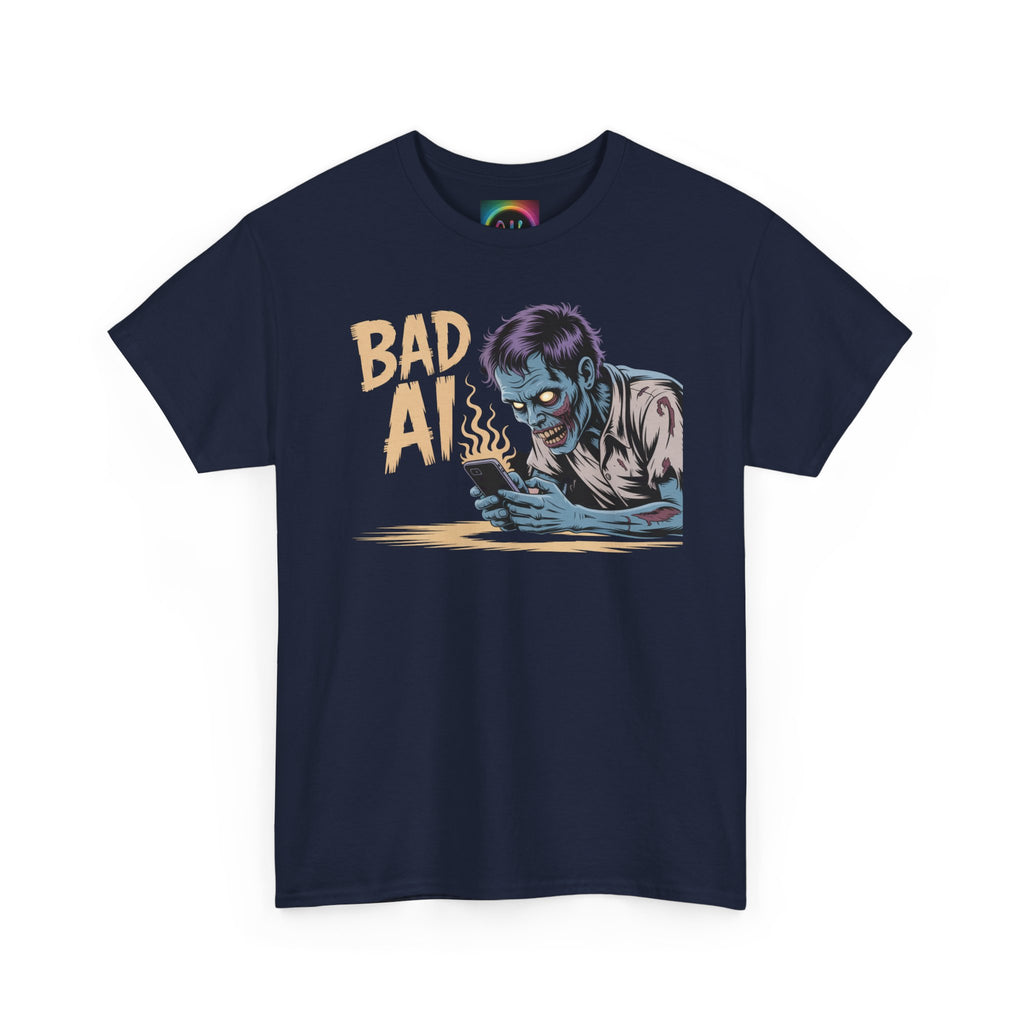 Bad AI "ZOMBIE SCROLL" Unisex Heavy Blend™ Graphic Tee