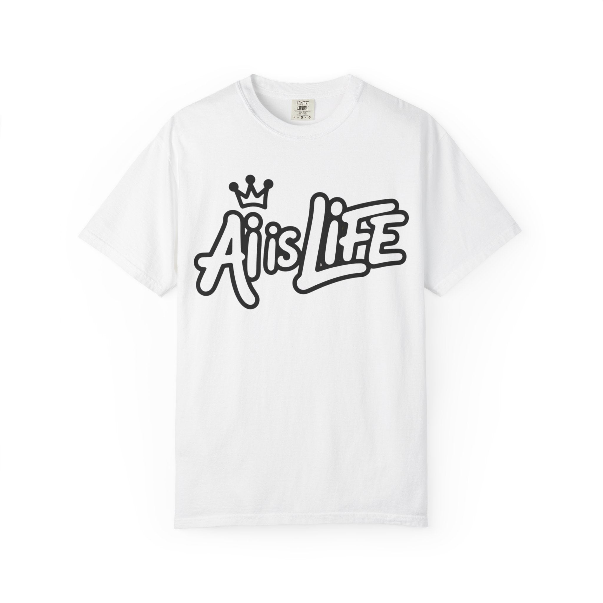 Ai is Life  "Crown Circuit" Unisex Garment-Dyed T-shirt