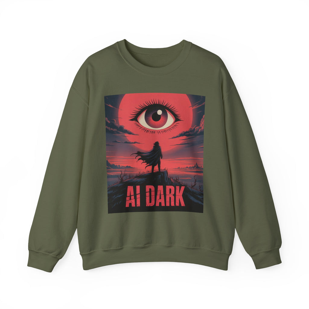 AI DARK “Shadow Protocol” Unisex Heavy Blend™ Crewneck Sweatshirt