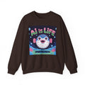AI is LIFE “Happy Blowfish Energy” of Unisex Heavy Blend™ Crewneck Sweatshirt