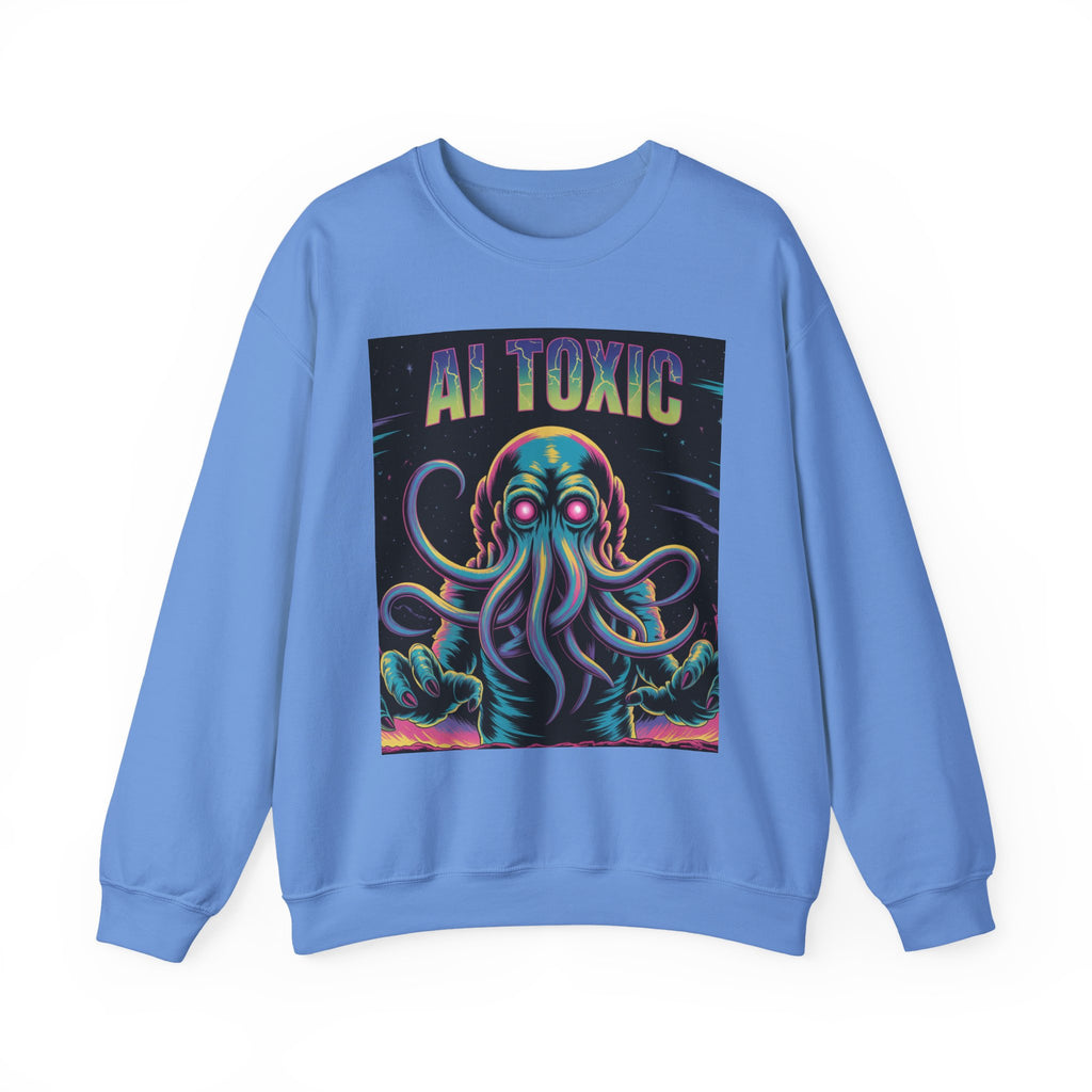 AI TOXIC  "Data Overlord" Unisex Heavy Blend™ Crewneck Sweatshirt