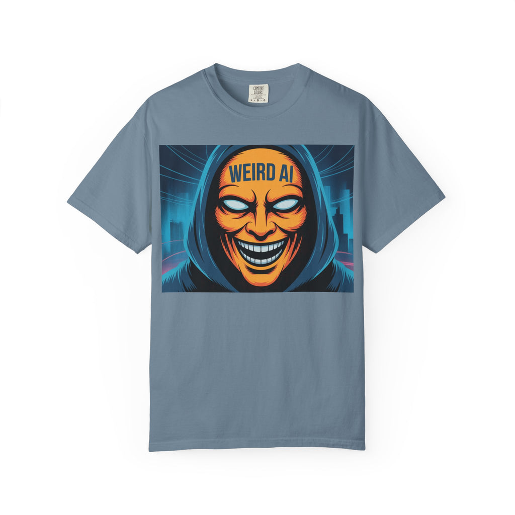 Weird AI "Masked Mode" Unisex Garment-Dyed T-shirt
