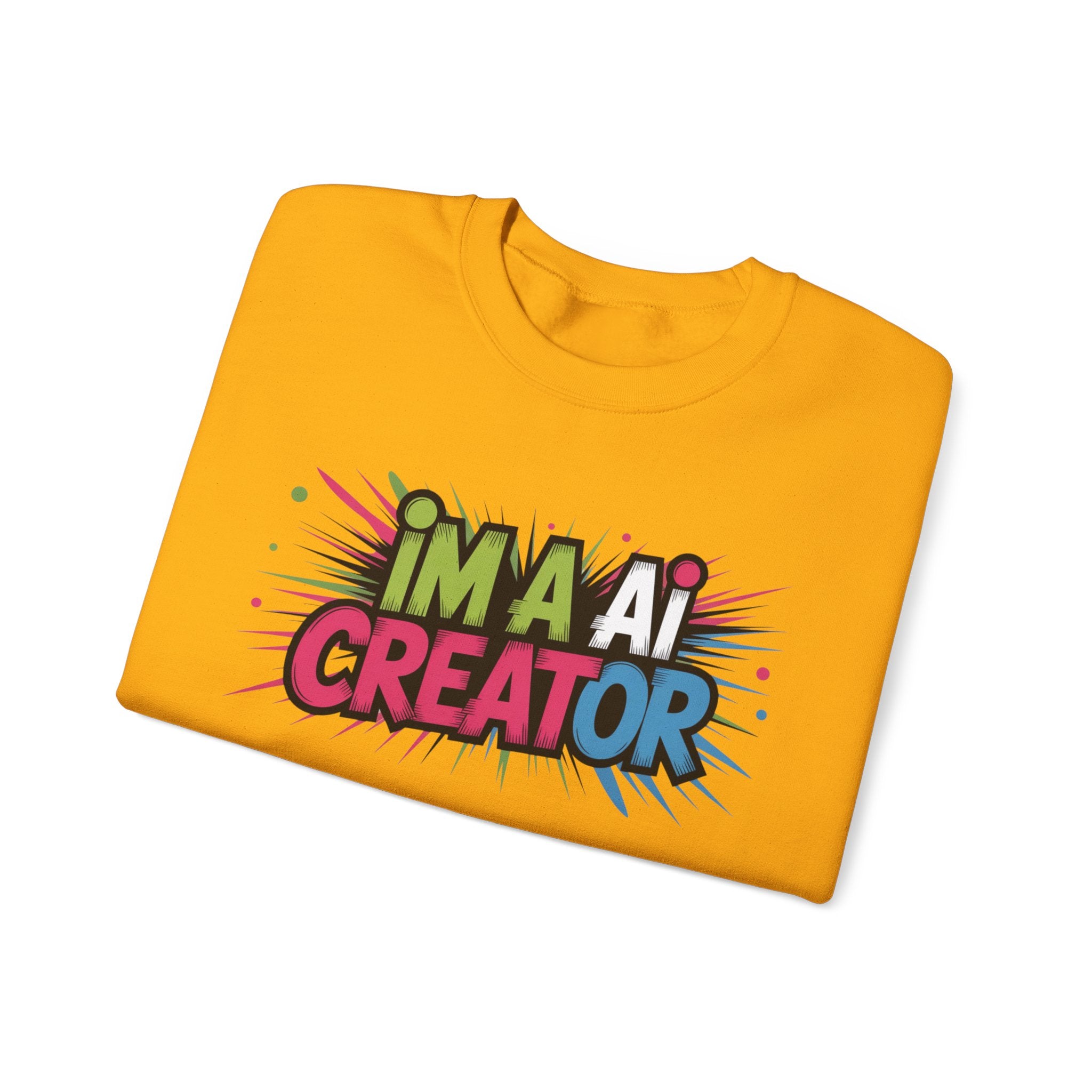 AI Creator  "Code Splash" Unisex Heavy Blend™ Crewneck Sweatshirt