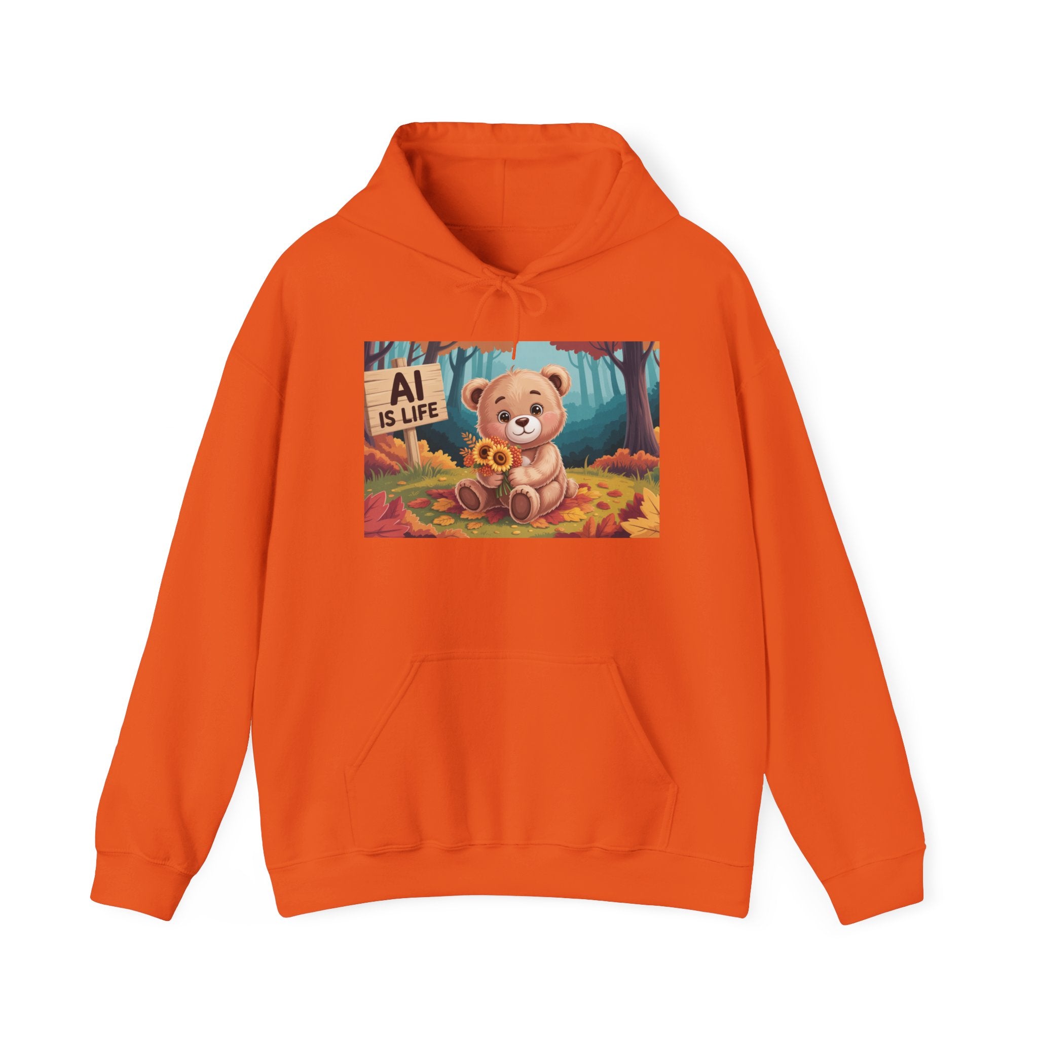 AI IS LIFE  " Cuddle Code "  Unisex Heavy Blend™ Hooded Sweatshirt