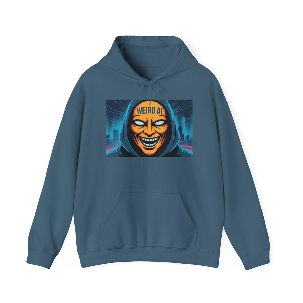 Weird AI "Masked Mode" Unisex Heavy Blend™ Hooded Sweatshirt