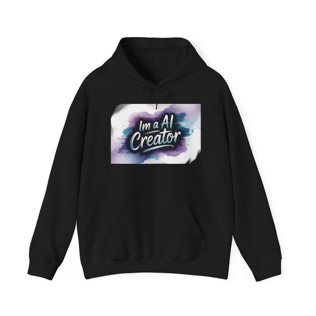 I’m a AI Creator “DIGITAL BRUSHSTROKE” Unisex Heavy Blend™ Hooded Sweatshirt
