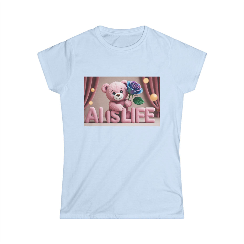 AI IS LIFE  "CUTE CIRCUIT" Women's Softstyle Tee