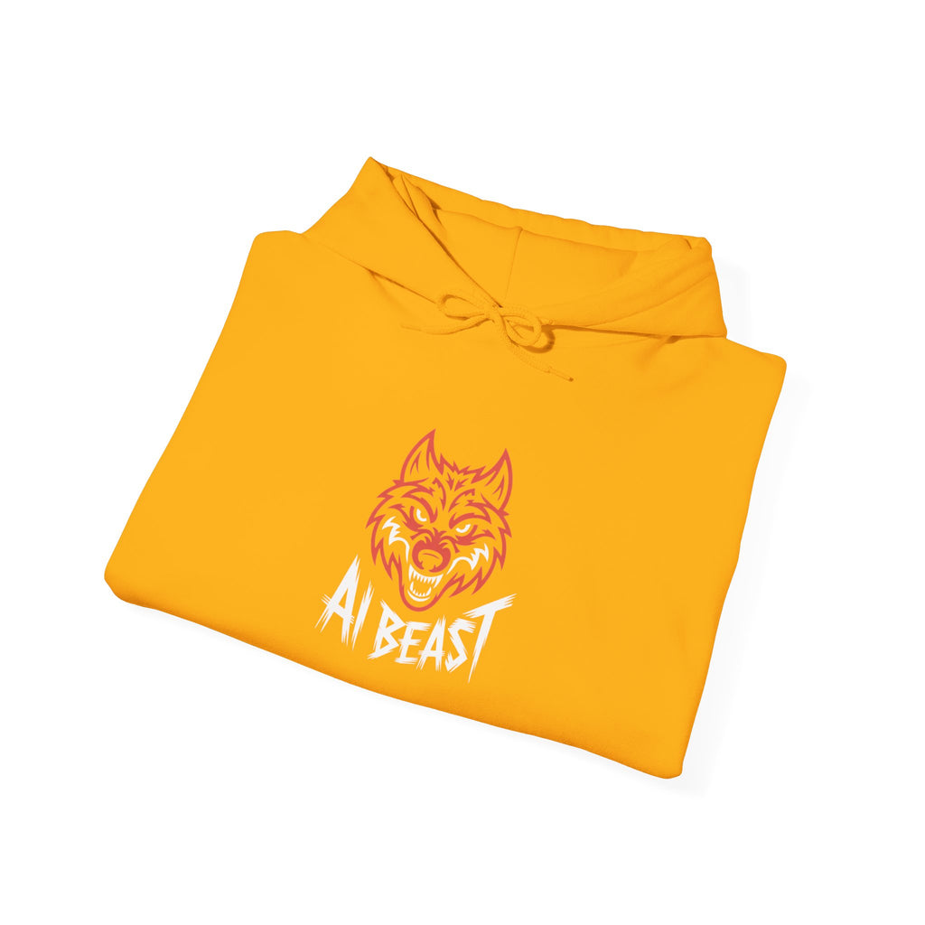 AI BEAST " Alpha Mode "  Unisex Heavy Blend™ Hooded Sweatshirt